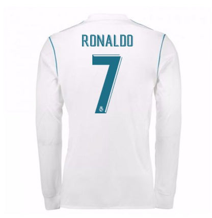 Real Madrid Principal 17/18 - Manga Comprida - Ronaldo 7