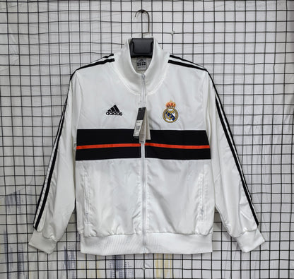 Real Madrid Heavy-Duty Windbreaker – Silicone Embroidered Details