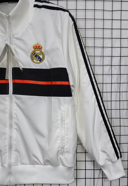 Real Madrid Heavy-Duty Windbreaker – Silicone Embroidered Details