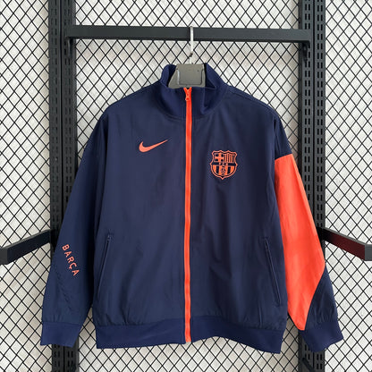 Barcelona Heavy-Duty Windbreaker – Silicone Embroidered Details
