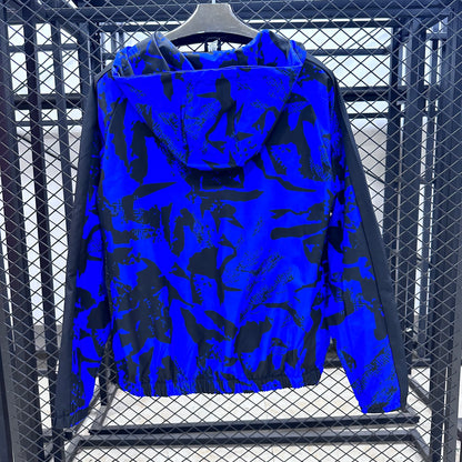 Internazionale Heavy-Duty Windbreaker – Silicone Embroidered Details