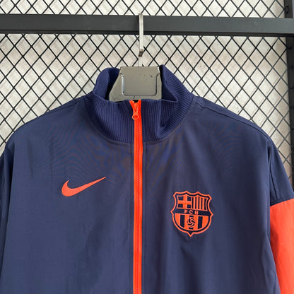 Barcelona Heavy-Duty Windbreaker – Silicone Embroidered Details